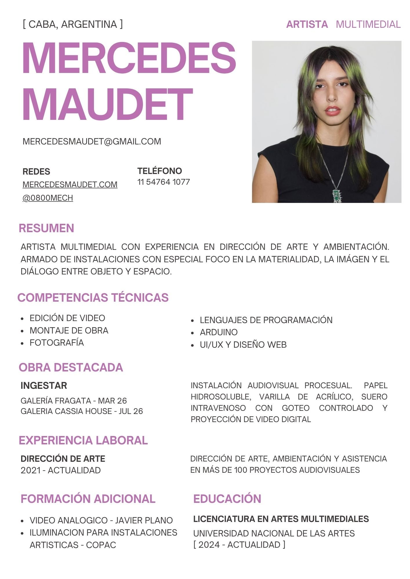 CV Mercedes Maudet